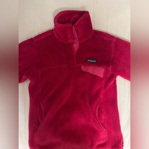Pink Patagonia sweatshirt womens xs